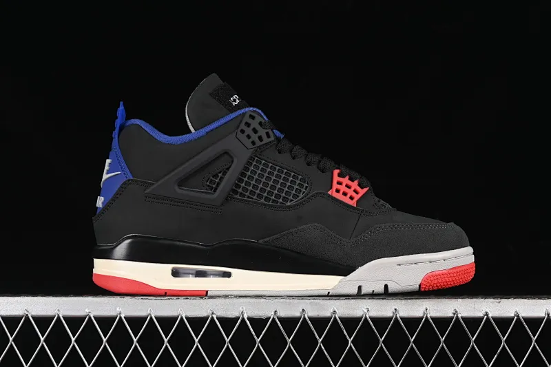 All categories Air Jordan Jordan series basketball shoes Air Jordan 4 Air Jordan 4 Retro "Lase" AJ4 Joe 4 black gray blue color FV5029-003